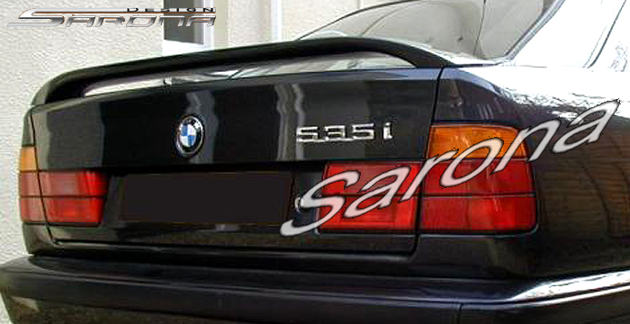 Custom BMW 5 Series  Sedan Trunk Wing (1988 - 1996) - $325.00 (Part #BM-088-TW)